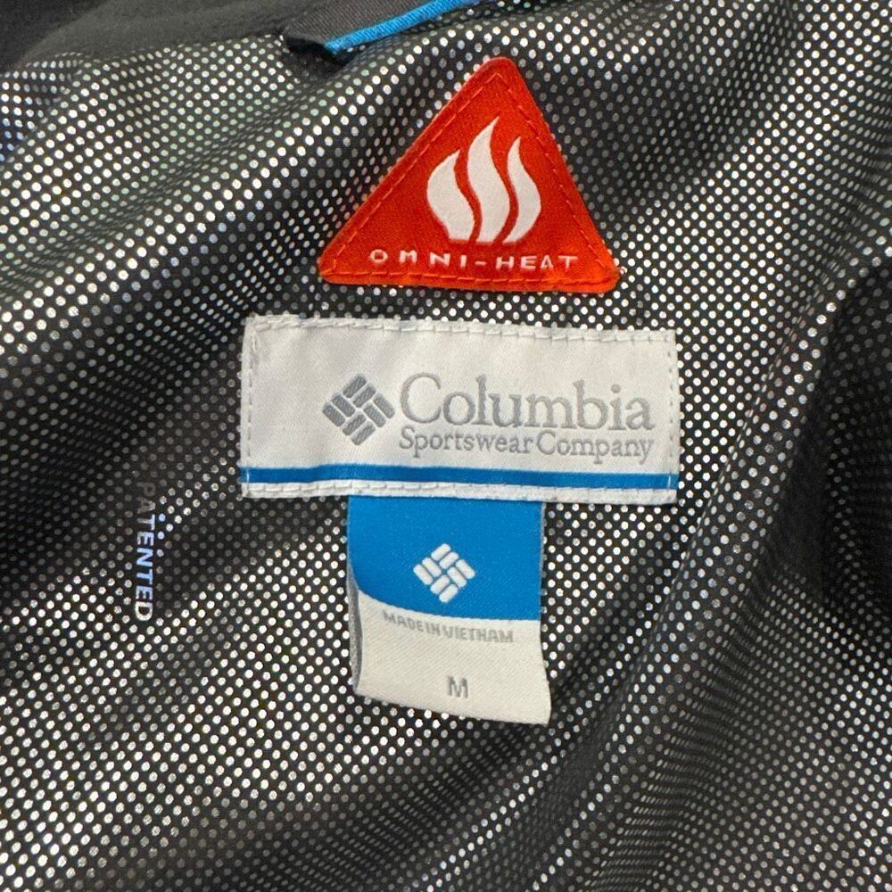 Columbia Teal Omniheat Duck Down Jacket Size M - Picture 4 of 6